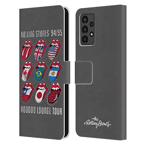 Funda Samsung Galaxy A13 The Rolling Stones para Almacenar Tarjetas y Ver Vídeos