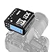 Godox X2T-C TTL Wireless Flash Trigger with Bluetooth Connection for Canon, 2.4G HSS 1/8000s,TCM Function,5 Separate Group Buttons & Quick Lock Hot-Shoe &LCD Display