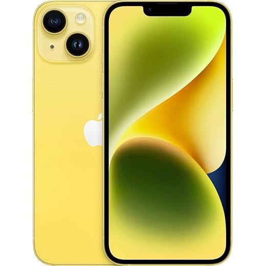 Apple iPhone 14 128GB, Yellow for T-Mobile (Renewed)