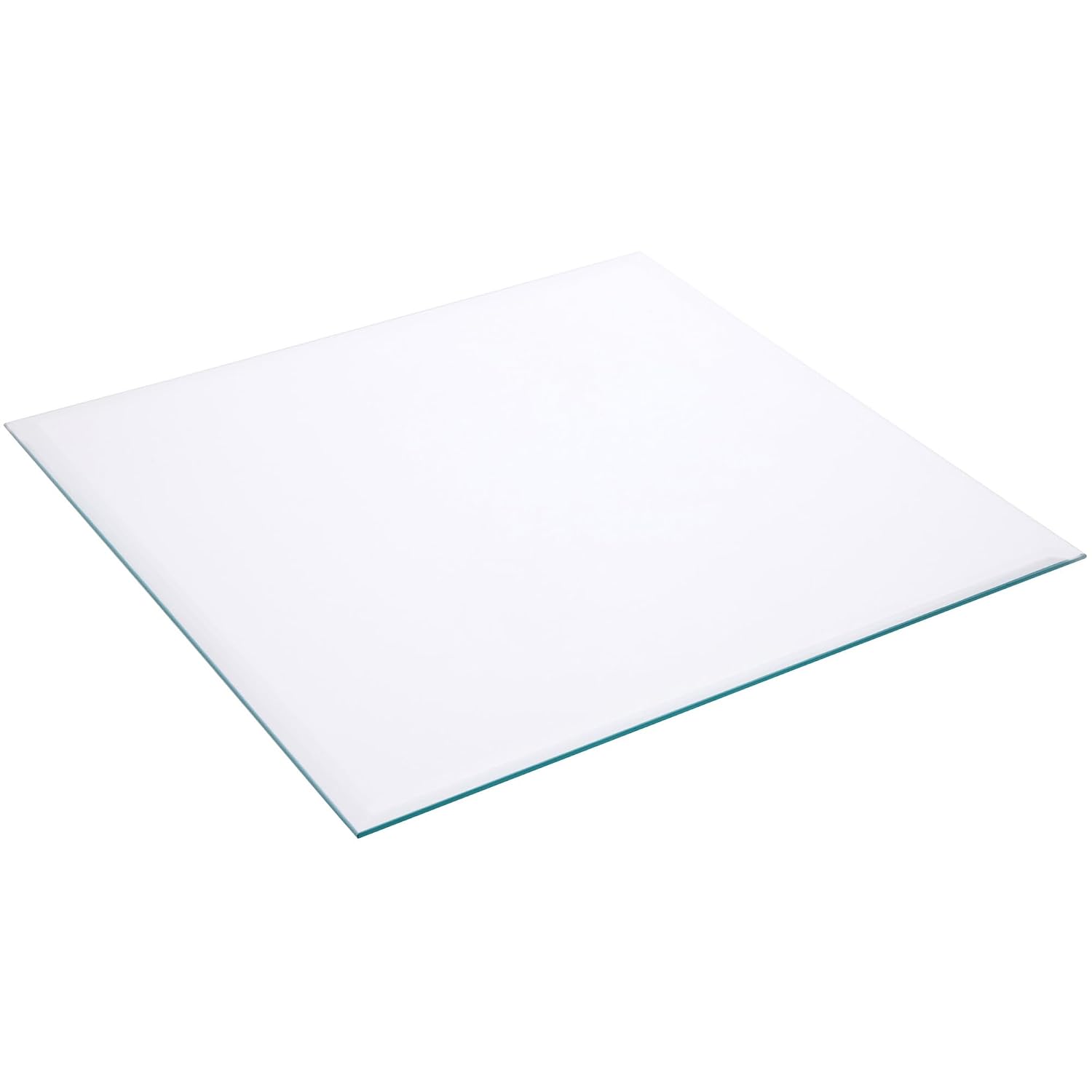 Plymor 14" Square, 5mm Thick Beveled Clear Glass