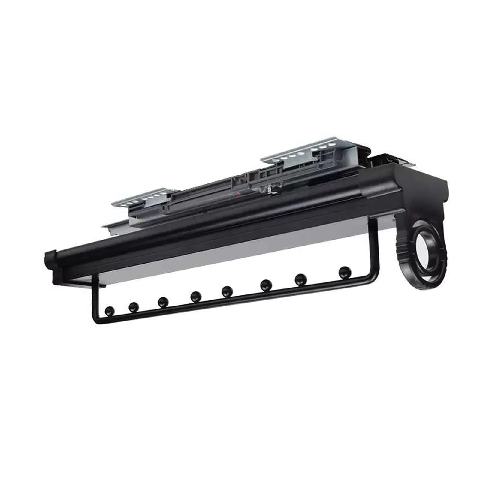 IUokLU Pull Out Trousers Rack,Pull-Out Closet Rod For Pants And Clothes,Closet Clothes Hanger Rail,Loading Capacity 30 Kg(1-460mm)