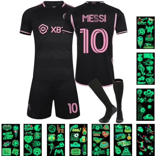 Tkcumwcz Camiseta Deportiva de Fútbol para Hombres, Traje de Niño, No.10, Soccer Jersey con...