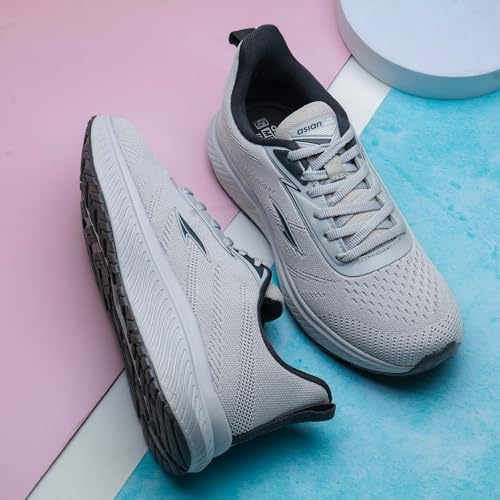 Image of ASIAN Raftaar-18 Sports Shoes for Men | Stylish Knit Mesh Shoes with Memory Foam | Responsive Sole Grip for Running, Gym, Training