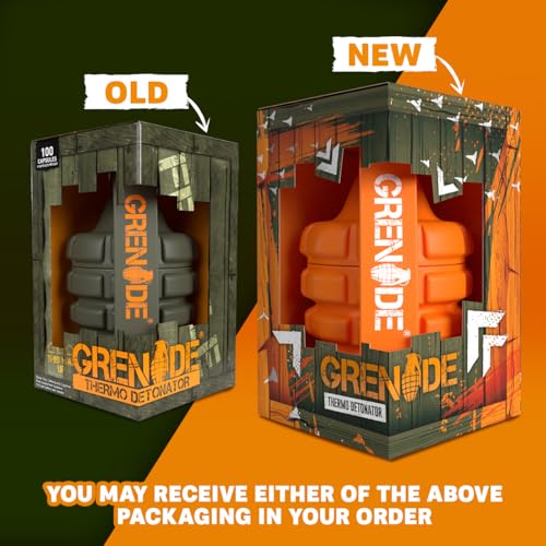 Grenade Thermo Detonator Weight Management Supplement, Tub of 100 Capsules (Packaging May Vary) - Image 4