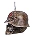 Nemesis Now Slayer Skull Hanging Ornament 8cm, Bronze, Resin, Officially Licensed Slayer Merchandise, Helmet Skull Design, Cast in Resin, Painstakingly Hand-Painted