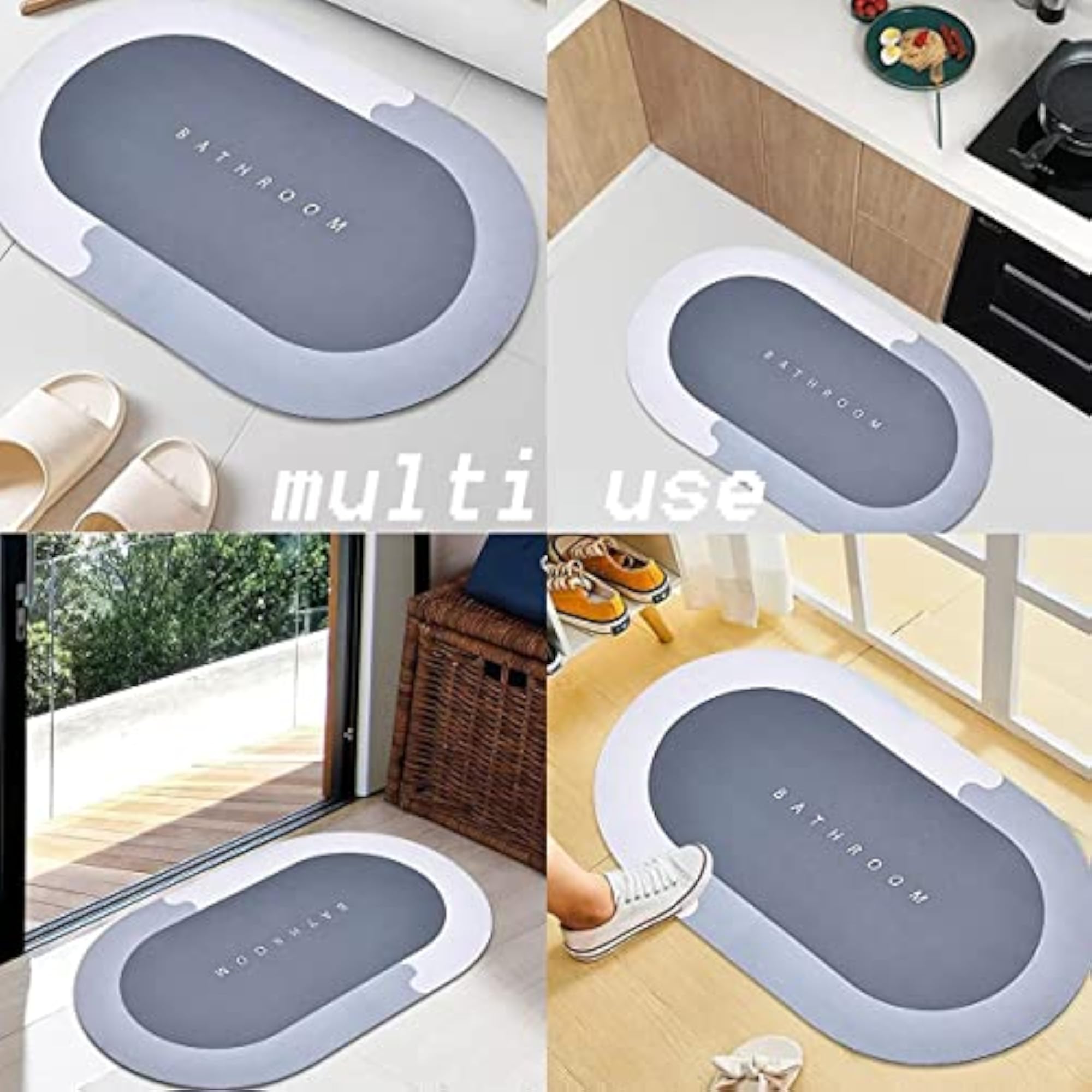 Quick Drying Water Soak Bathroom Mat & Water Absorbent Door Mat