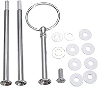 Vista 10 de 5 juegos de 3 niveles de cerámica para tartas de soporte de mango/torre de soporte para cupcakes/soporte de postre/plato de pastelería