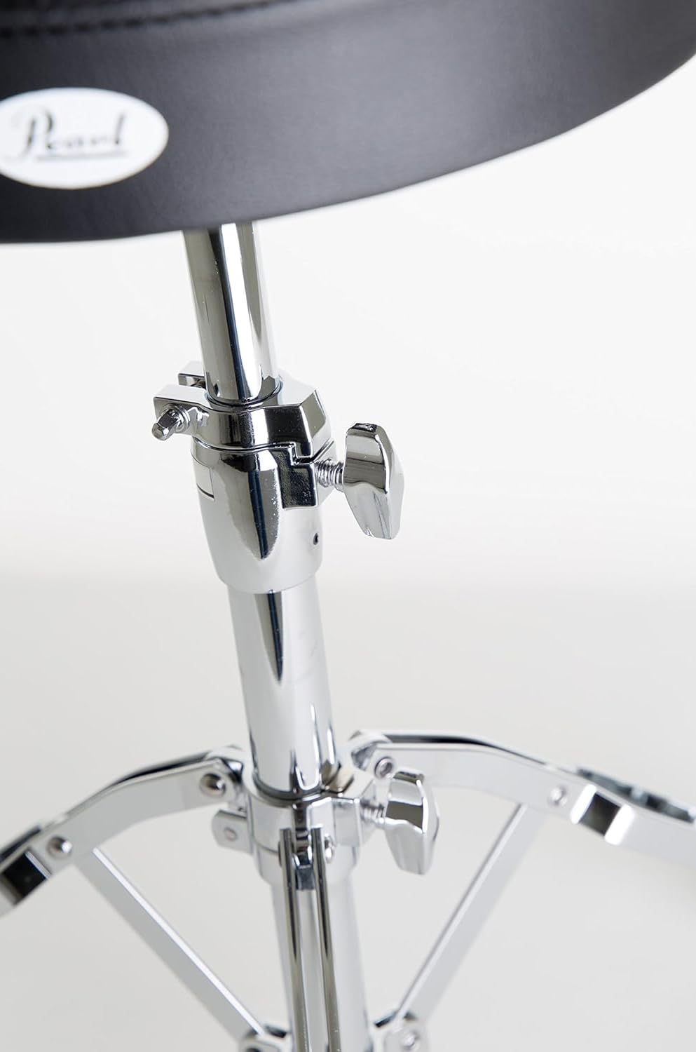 Pearl D-790 - Taburete redondo para batería (incluye baquetas keepdrum)