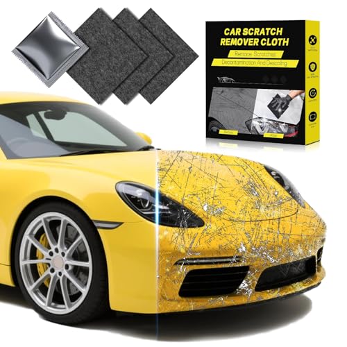 NASILOOP Upgrade Nano Sparkle Cloth Car Scratch Remover, 2025 New Nano Sparkle Cloth and Scratch Remover for Vehicles, Easily Repair Car Paint Scratch, Water Spots