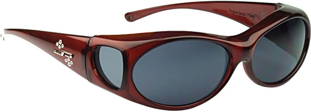 Jonathan Paul Fitover Sunglasses Aurora AR003S Claret Wine Frame Gray Polarized