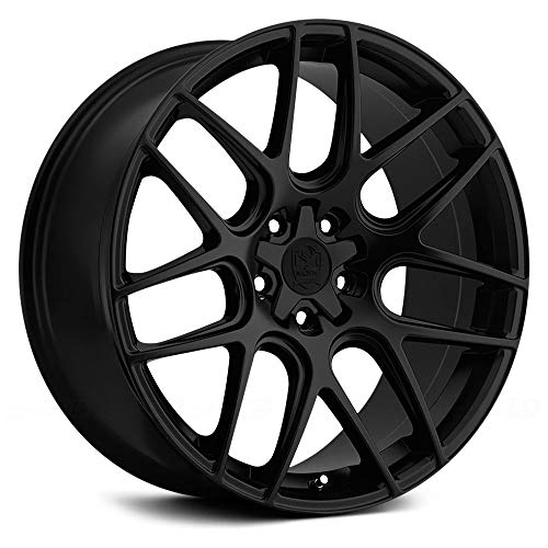 Motiv Magellan 20 Black Wheel / Rim 5x4.5 & 5x120 with a 40mm Offset and a 74.1 Hub Bore. Partnumber 409B-2855740