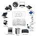 CQRobot JST PH 2.0 mm Pitch 2-Pin/3-Pin/4-Pin Electronic Connector IC Male Plugs, Female Sockets Housing and T-Shaped Crimp Terminal Kit. 150 Sets/750 Pieces Wire-to-Board Adapter Cable Assembly.