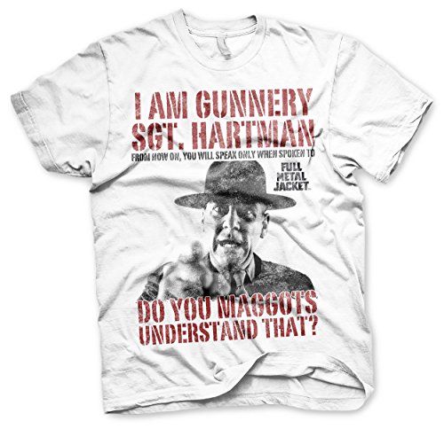T-shirt SGT. Hartman Full Metal Jacket en coton confortable pour le quotidien