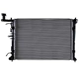 AutoShack RK1657 23.7in. Complete Radiator Replacement for 2007-2012 Hyundai Elantra 2.0L