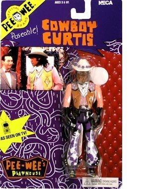 Pee Wee's Playhouse Cowboy Curtis poseable action figure by NECA