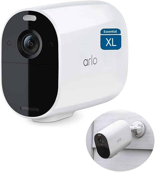 Arlo Essential Spotlight Camera, Wireless Security Outdoor Camera 1080p Video, Color Night Vision, Direct to WiFi No Hub Needed, Surveillance Cam (Arlo XL Spotlight cam)