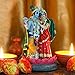alikiki Indian God Radha Krishna Statue - 5.7”H Hindu Goddess Radha and God Krishna Sculptur India Murti Item Home Office Temple Mandir Shrine Altar Pooja Item