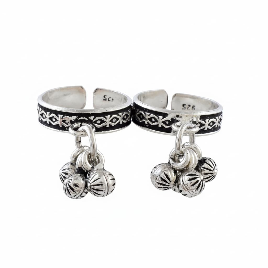 sechi 925 Sterling Silver Hallmarked Summer Toe Rings | Silver Adjutable Bichiya For Women and Girls | Pure Chandi Bichiya Foot Ring Jewellery |6 Month Warranty-picture-40