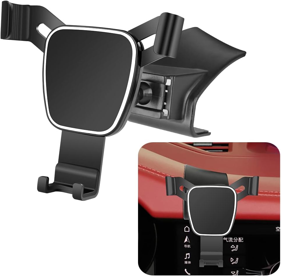 Car Phone Holder for 2020 2021 2022 2023 2024 2025 2026 Porsche 911 Coupe Convertible GT3 RS Auto Accessories Navigation Bracket Interior Decoration Mobile Cell Phone Mount