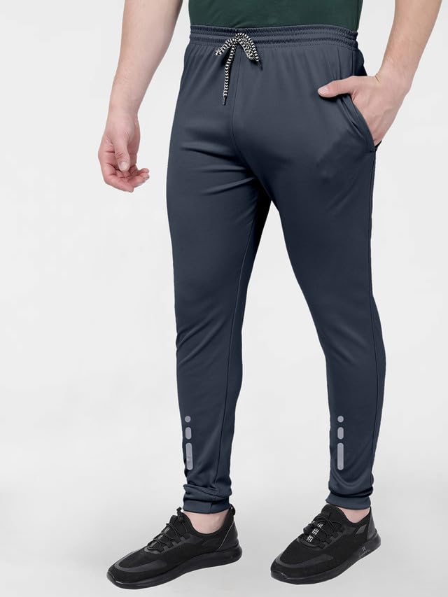Image of Selvia Men's Mid Rise Regular Fit Track Pants