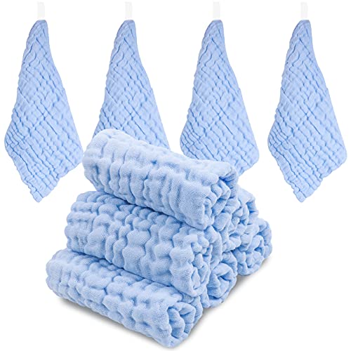 ABirdon Baby Muslin Cloths Squares,10 Pack 30x30CM Extra Sof
