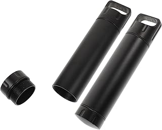 OATIPHO 2 Pçs Caixa Titular De Bolso Recipiente Pequeno Bolso Recipiente Titulares Recipiente De Metal Pequeno Recipiente De Medicina Primeiros Socorros Viagem Equipamentos De Liga De