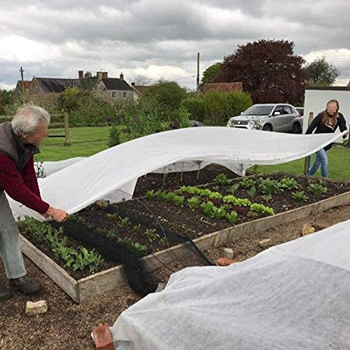 ETSAMOR 6.5 x 33Ft Winter Plant Protection Cover Warm Frost Cloth Blanket Polypropylene