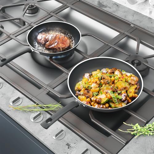 Cooksmark 1151008 Aluminum Nonstick Frying Pan Set 3-Piece 8-Inch 9.5-Inch And11-Inch,Dishwasher Safe Cookware Set thumb #3