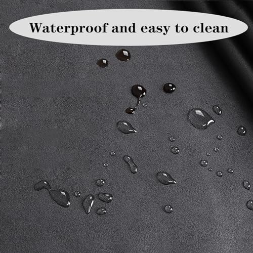 Cutfouwe Vertikales Klavier Abdeckung,Volle Leder Klavierabdeckung,Klavier Abdeckung Staubschutz,153x33x120cm