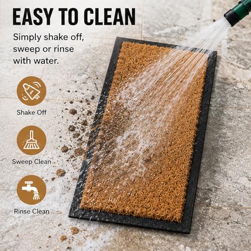 Tapis de sol antidérapant pour salle de bain et porche extérieur