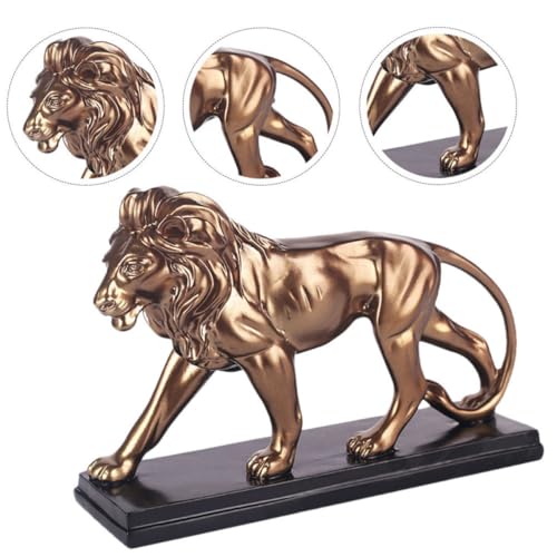 Statue de lion artisanale modèle solide pour décoration de maison moderne - 7