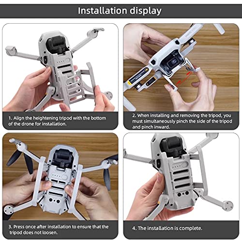 GetZget® Height Extender for DJI Mavic Mini/Mini 2/Mini SE Landing Gear Accessories(NO Drone) 2