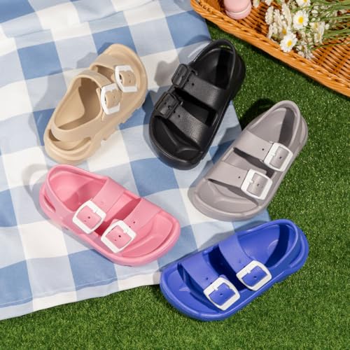 Casazoe Toddler Boys Girls EVA Comfort Lightweight Sandals Breathable Summer Beach Pool Casual Outdoor Shoes Adjustable Strap Open Toe Anti-Slip Quick Dry Shoe(Toddler/Little kids)2