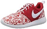  Nike Roshe One Print (GS), Zapatillas de Running Niñas, Rojo/Blanco/Negro (University Red/White-Black), 38 1/2