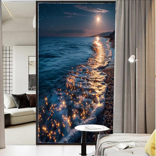 Vinilo decorativo para ventana ocean moderno 23.6 x 35.4 pulg miniatura 3