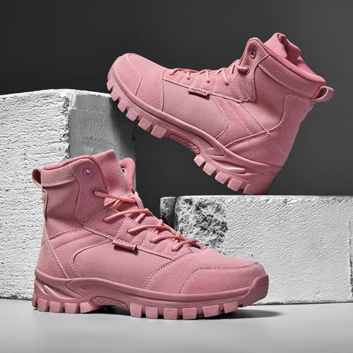 Men's Women's Tactical Military Boots Plus Size Outdoor Off-road Training Combat Desert Boots Classic High Top Hiking Mountain Climbing Camping Sports Shoes4