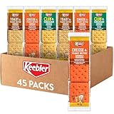 Kellogg's Crackers Keebler, Sandwich Crackers, Variety Pack, Made with No High Fructose Corn Syrup, 3.881lb Case (45 Count)