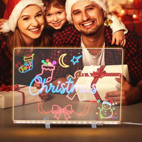 LED Note Board with 7 Colors Pen, 11.8