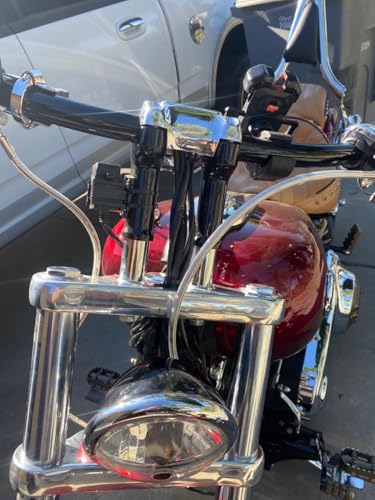 Vpzmt 2'' RISE Handlebar Risers Extension Fits For Harley Davidson Touring Softail And Dyna Models 1-1/4'' Handlebars Spacers thumb #6