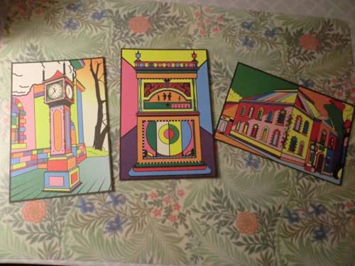 北海道 小樽 オルゴール堂 3枚 セット ポストカード グッズ アート 印刷物 カード 絵葉書 雑貨 インテリア オブジェ 小物 お土産