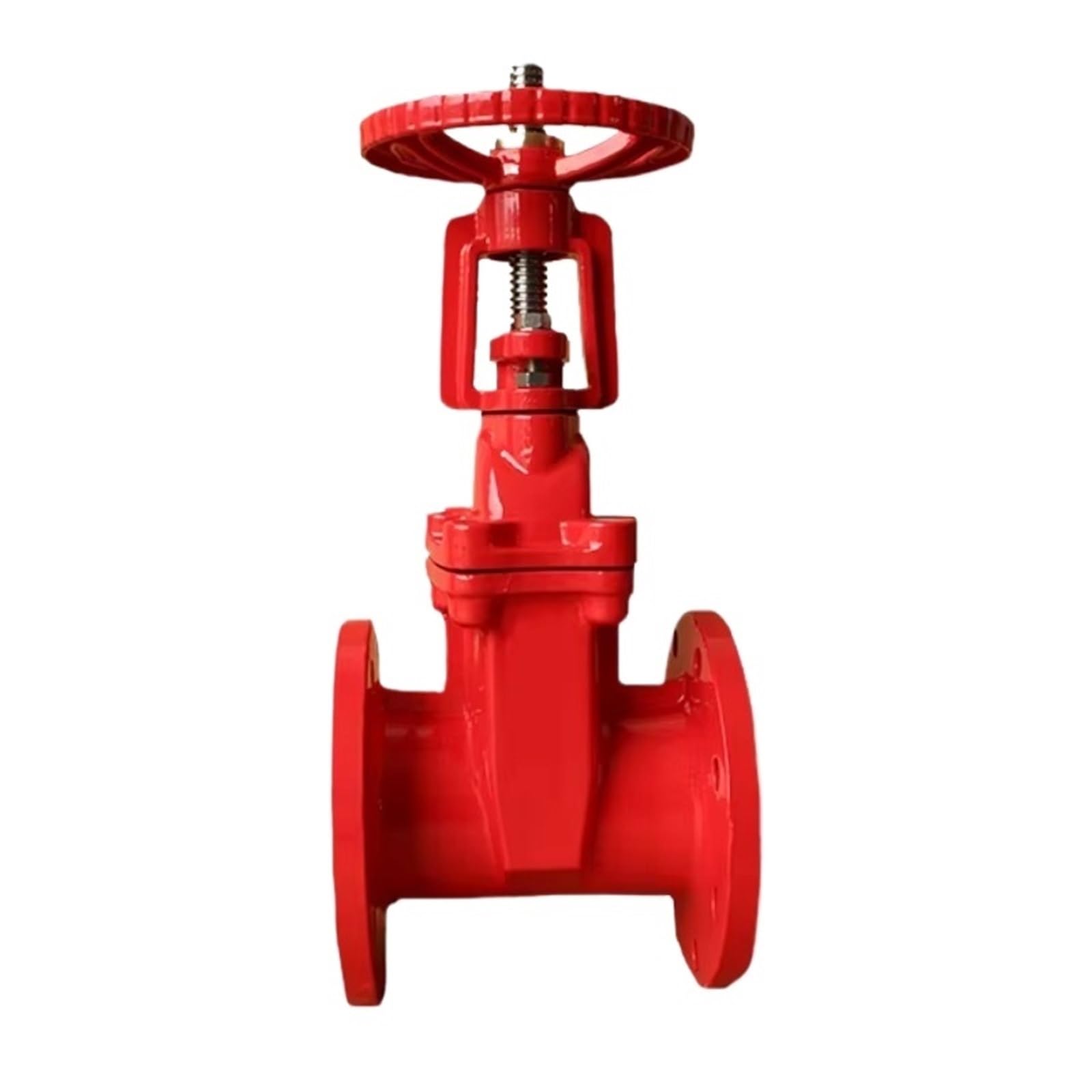 Qvctadpc Ductile Iron 4 Inch Dn100 Manual Rising Stem Resilient Seat Gate Valve With Body And 2Cr13 Handwheel For Water Application