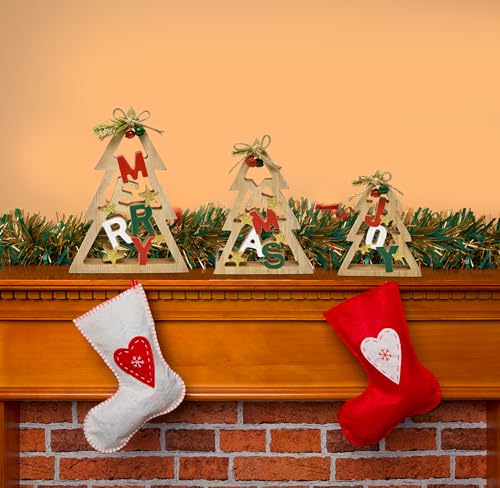 Gift-Boutique-3-Christmas-Trees-Wooden-Table-Decorations-Centerpiece-Block-Holiday-Cut-Out-Tree-Tiered-Tray-Wood-Tabletop-Sign-3-Sizes-for-Office-Dining-Room-Mantle-Home-Xmas-Wood-Party-Supplies Gift Boutique 3 Christmas Trees Wooden Table Decorations Centerpiece Block Holiday Cut Out Tree Tiered Tray Wood Tabletop Sign 3 Sizes for Office Dining Room Mantle Home Xmas Wood Party Supplies