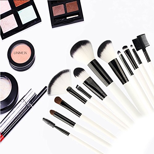UNIMEIX Pennelli da trucco,12 pezzi set di