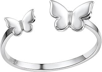 HighSpark Solitaire Ring for Women | Contemporary Style Adjustable | 92.5 Sterling Silver & Swarovski Zirconia Pure Shine for Dazzling Shine | Brilliant Like a Diamond | Nice Gift