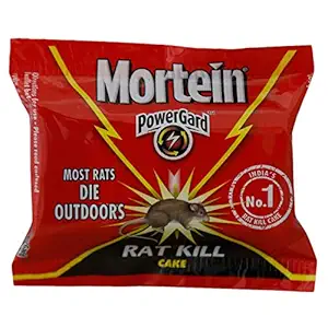 Mortein Power Gard Rat Killer Cake - 25G, Red