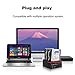 immagine 3Bewinner Docking Station a Doppio alloggiamento da 2,5/3,5 Pollici, Docking Station per Disco Rigido, Lettore di Dischi rigidi Universale USB 3.0 SATA/IDE, Lettore HUB(EU)