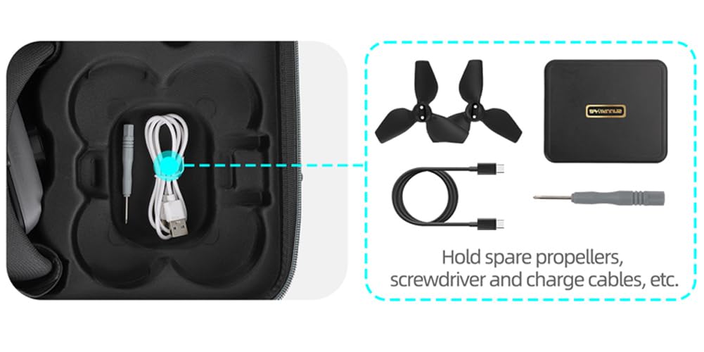 Custodia rigida per DJI Neo Motion Fly More Combo, custodia per DJI Neo/DJI Goggles N3/DJI RC Motion 3