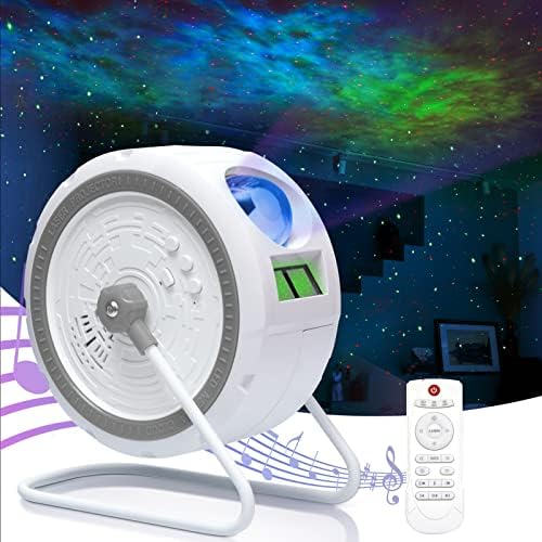 SUPIPRO Star Projector,Galaxy Light Projector with 360 Degree Rotation, Night Light Ceiling Projector for Kids Adults,Remote Control & Built in Speaker& Timer
