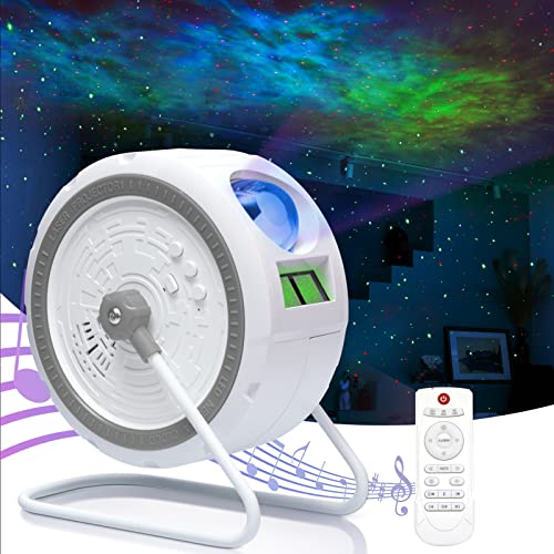 Supipro Star Projector,Galaxy Light Projector With 360 Degree Rotation, Night Light Ceiling Projector For Kids Adults,Remote Control & Built In Speaker& Timer #TOP9