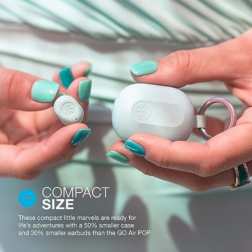 Image of JLab JBuds Mini True Wireless Bluetooth Earbuds + Charging Case, Mint, IP55 Sweat and Dust Proof, Bluetooth Multipoint, Be Aware Audio, 3 EQ Sound Settings, Crystal Clear Calls